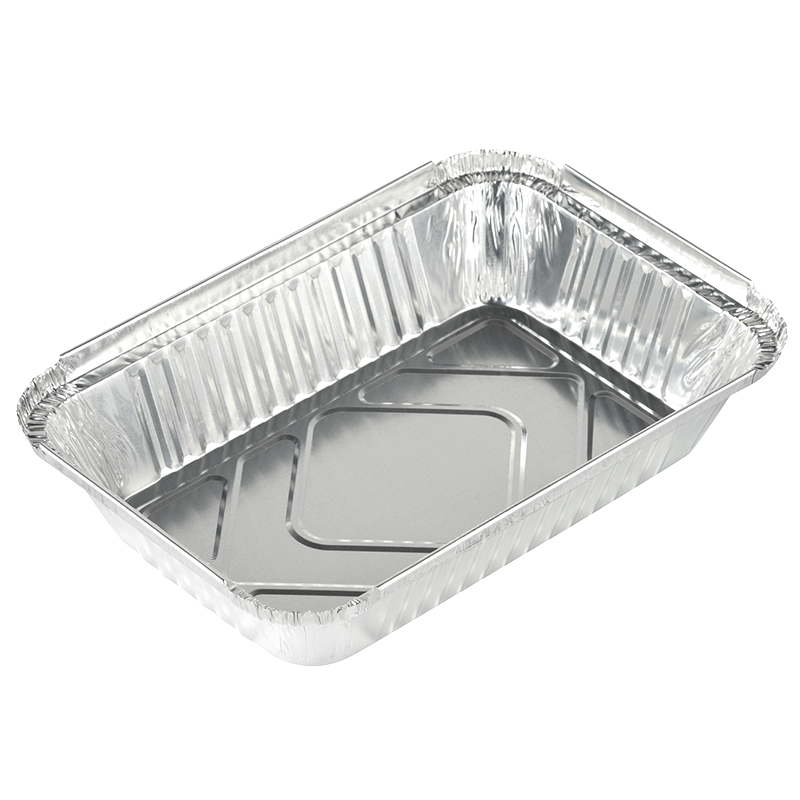 850ml oblongis Aluminium Foil Continens ik220s