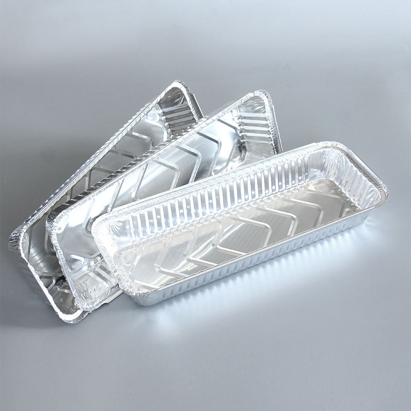 1400ml oblongum Aluminium Foil Continens ik350