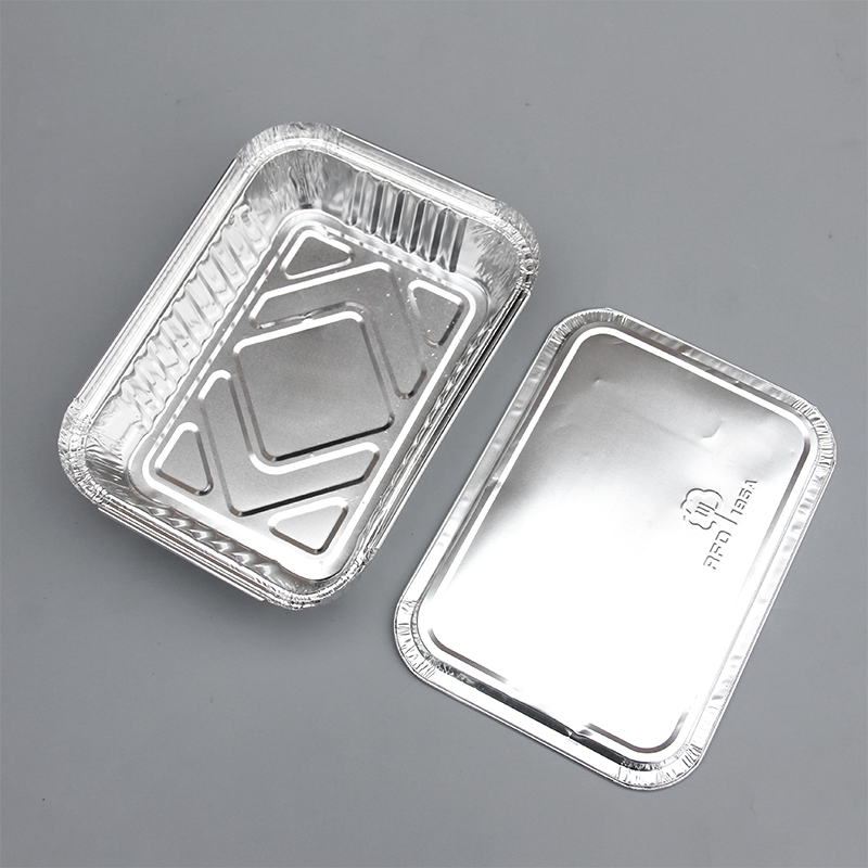 570ml oblongis Aluminium Foil Continens Ak195